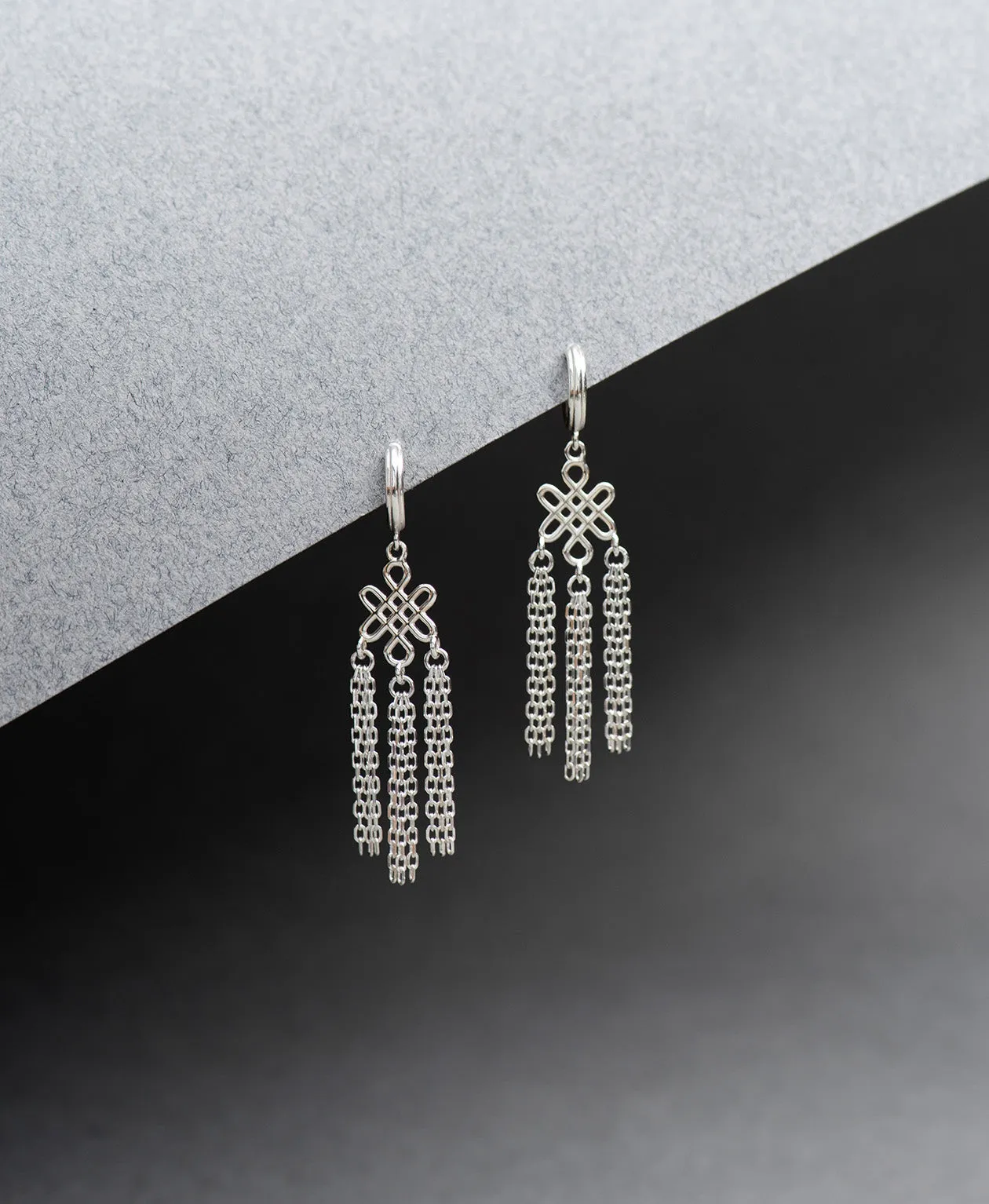 Zoe & Morgan | Ether Earrings - Silver sold by Sister & Co product image thumbnail 3