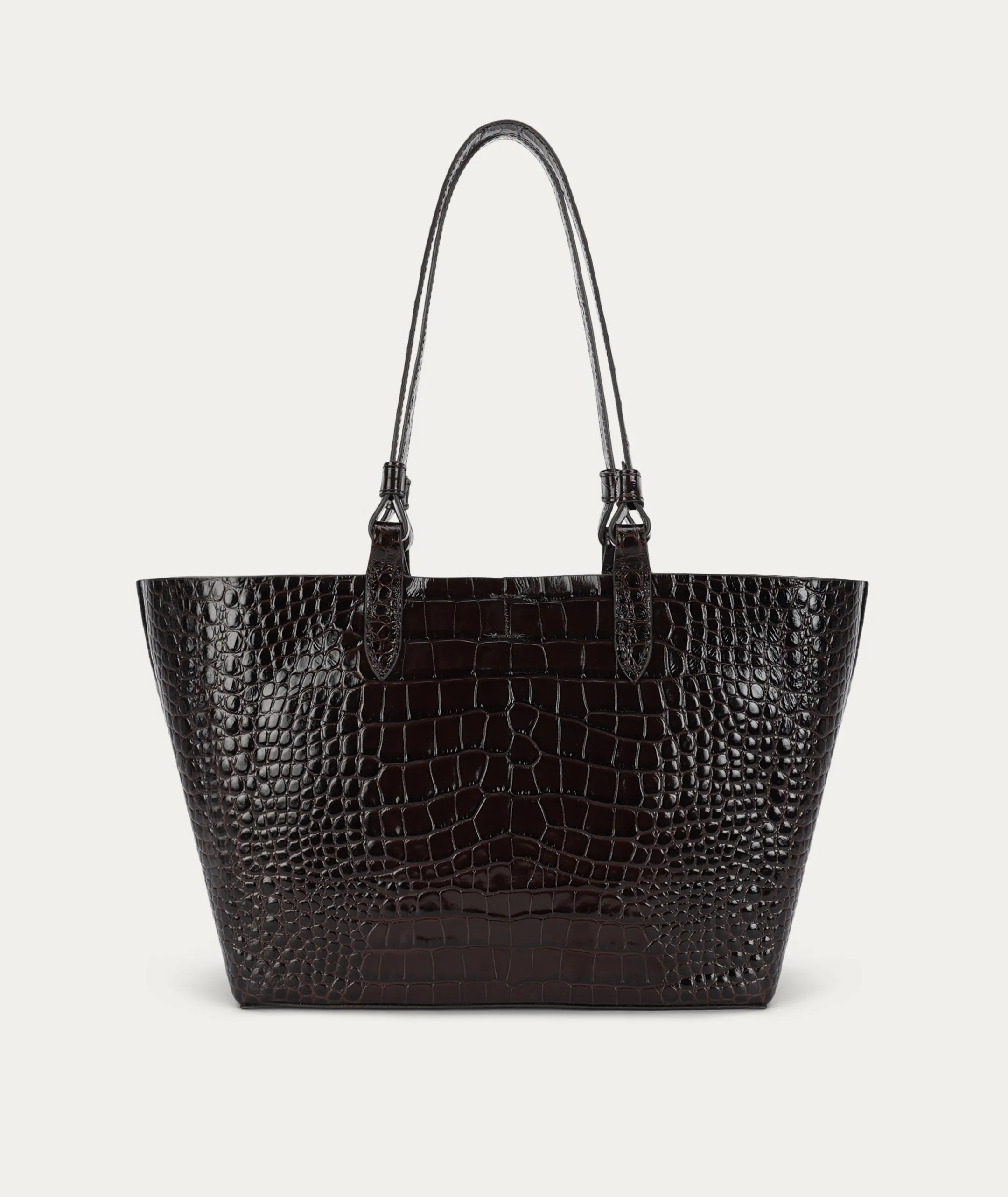 Deadly Ponies | Mr Bandit Tote - Espresso Croc sold by Sisters & Co product image thumbnail 5