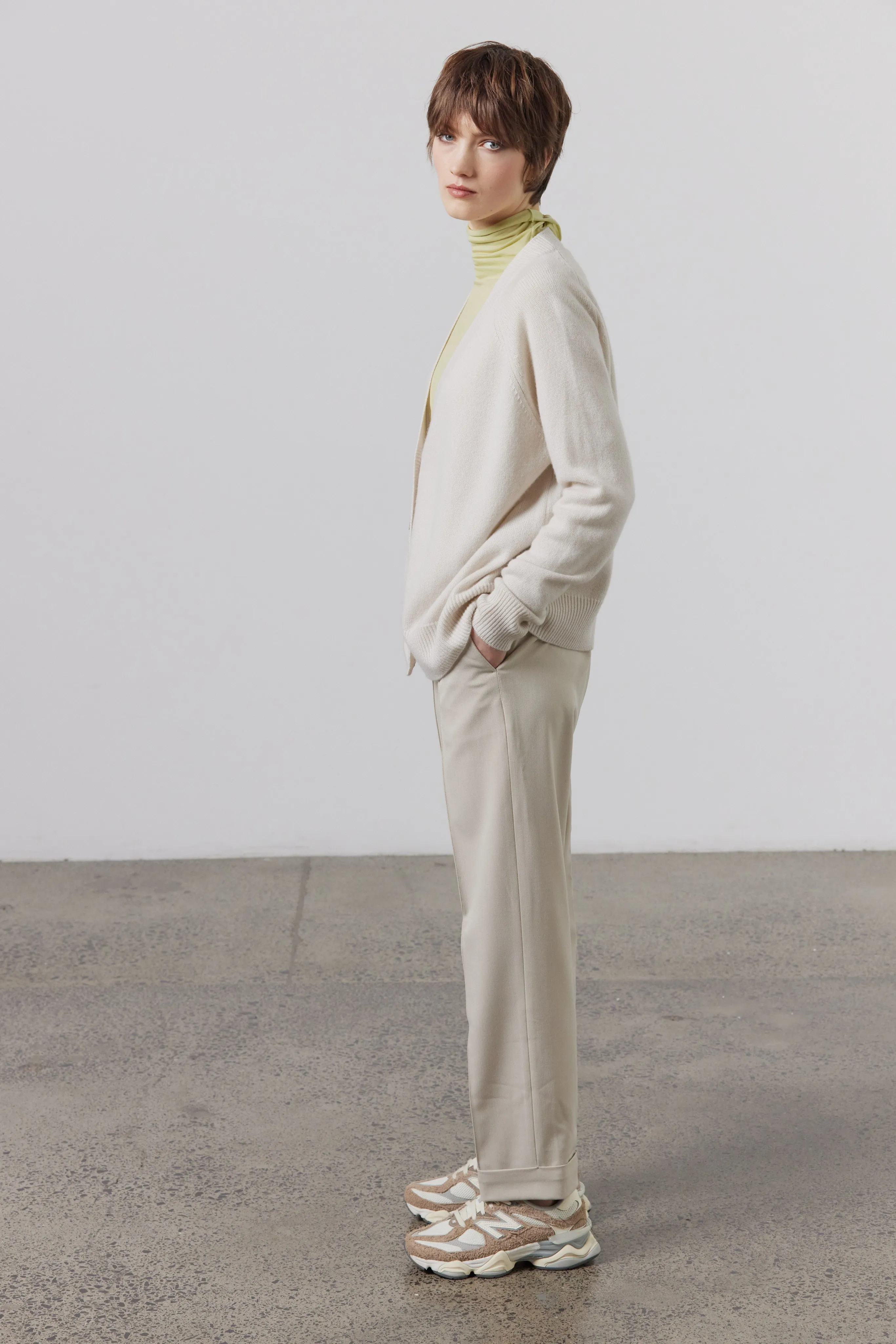 Laing | Lauren Cashmere Cardi - Putty sold by Sister & Co product image thumbnail 3