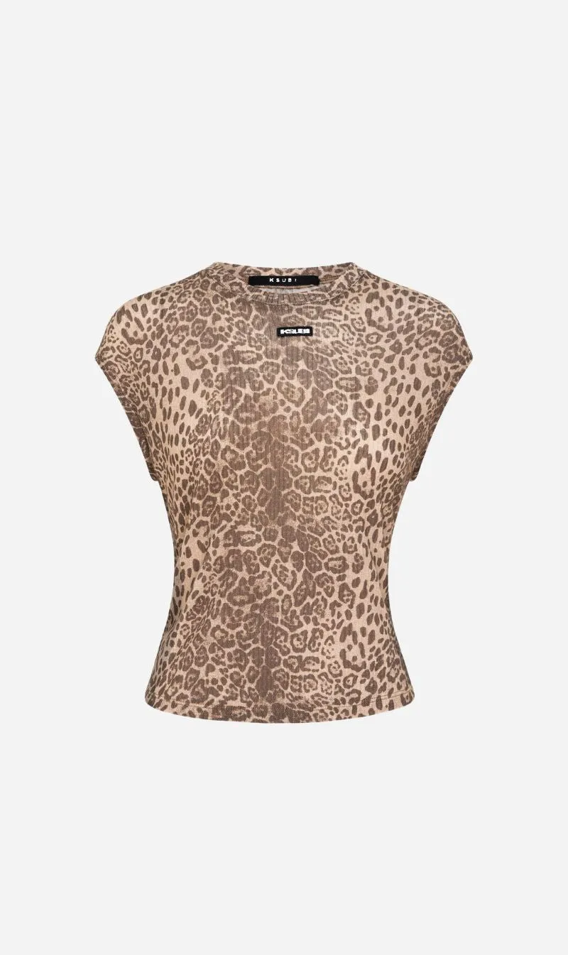 Ksubi | Staple Ss Tee - Leopard sold by Sister & Co
