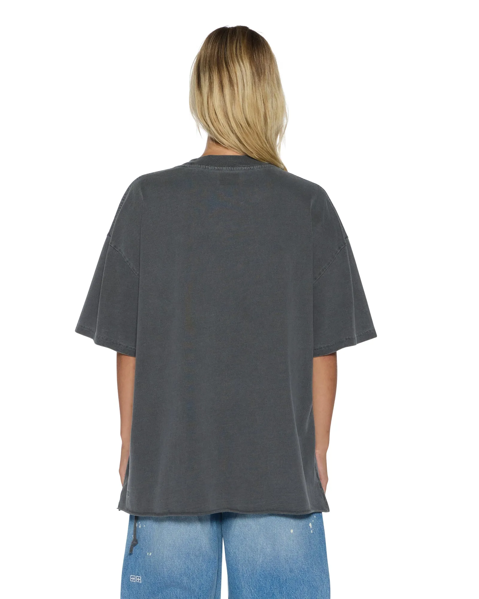 Ksubi | Le Club Boyfriend Ss Tee - Charcoal sold by Sister & Co product image thumbnail 3