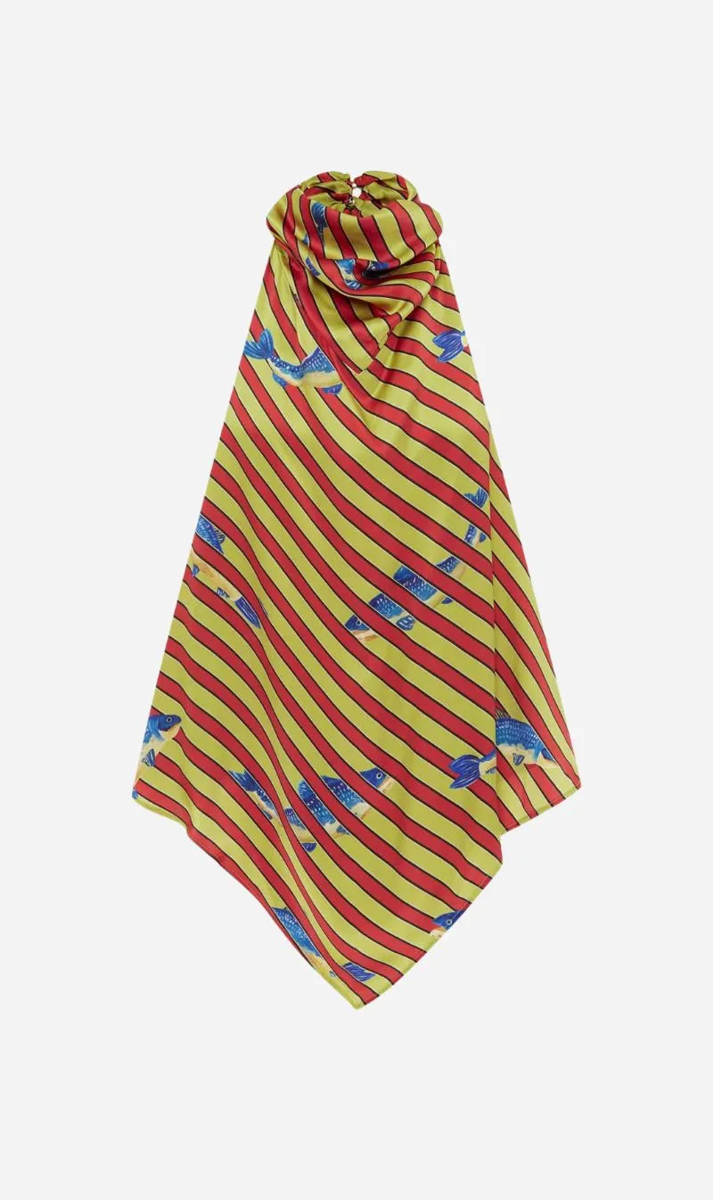 Alemais | Lorenza Silk Top sold by Sister & Co