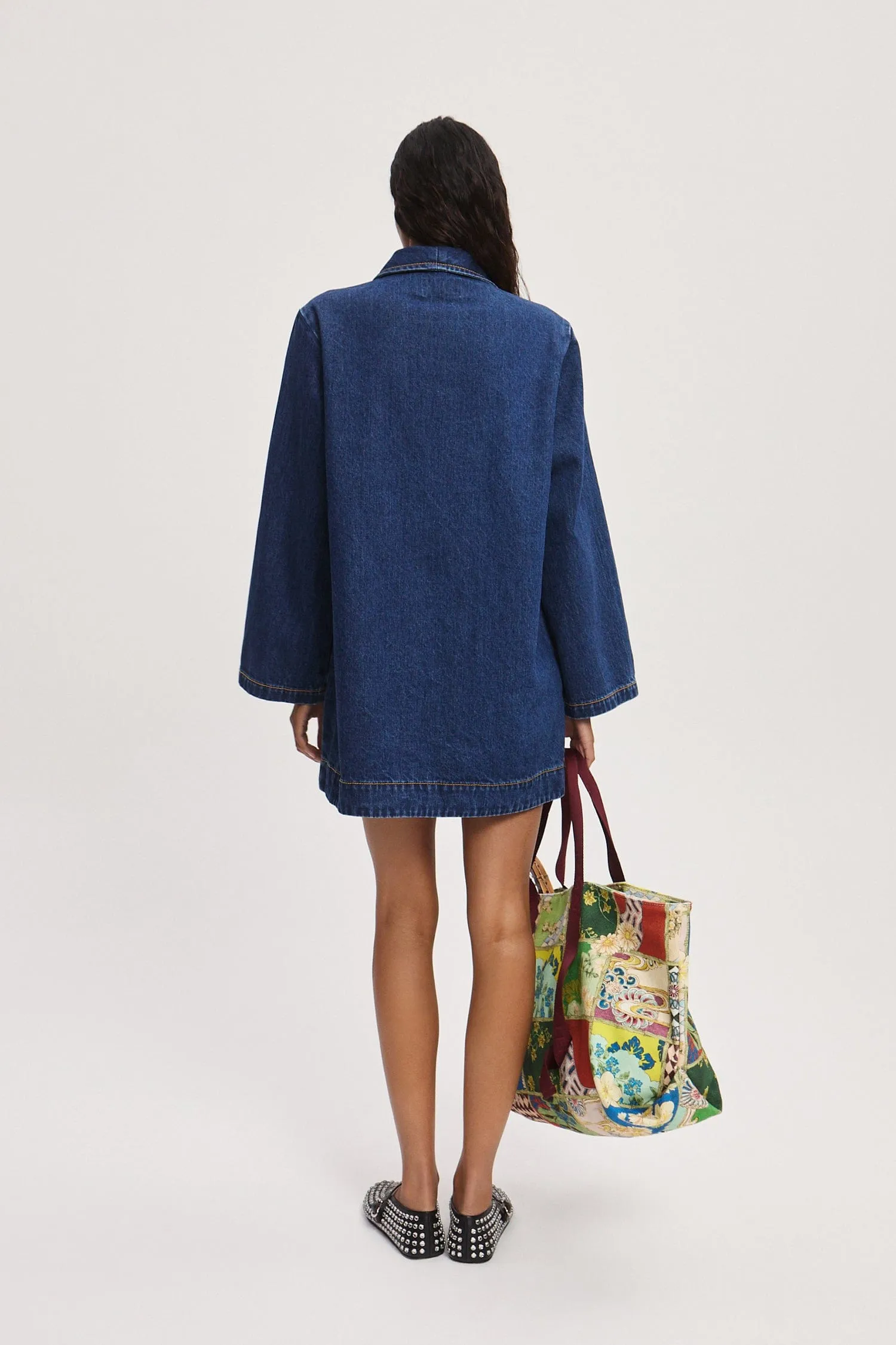 Alemais | Speedy Denim Mini Dress sold by Sister & Co product image thumbnail 4