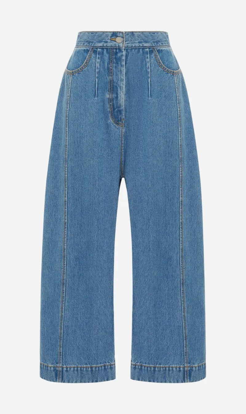 Alemais | Stephi Cocoon Leg Denim Jean sold by Sisters & Co