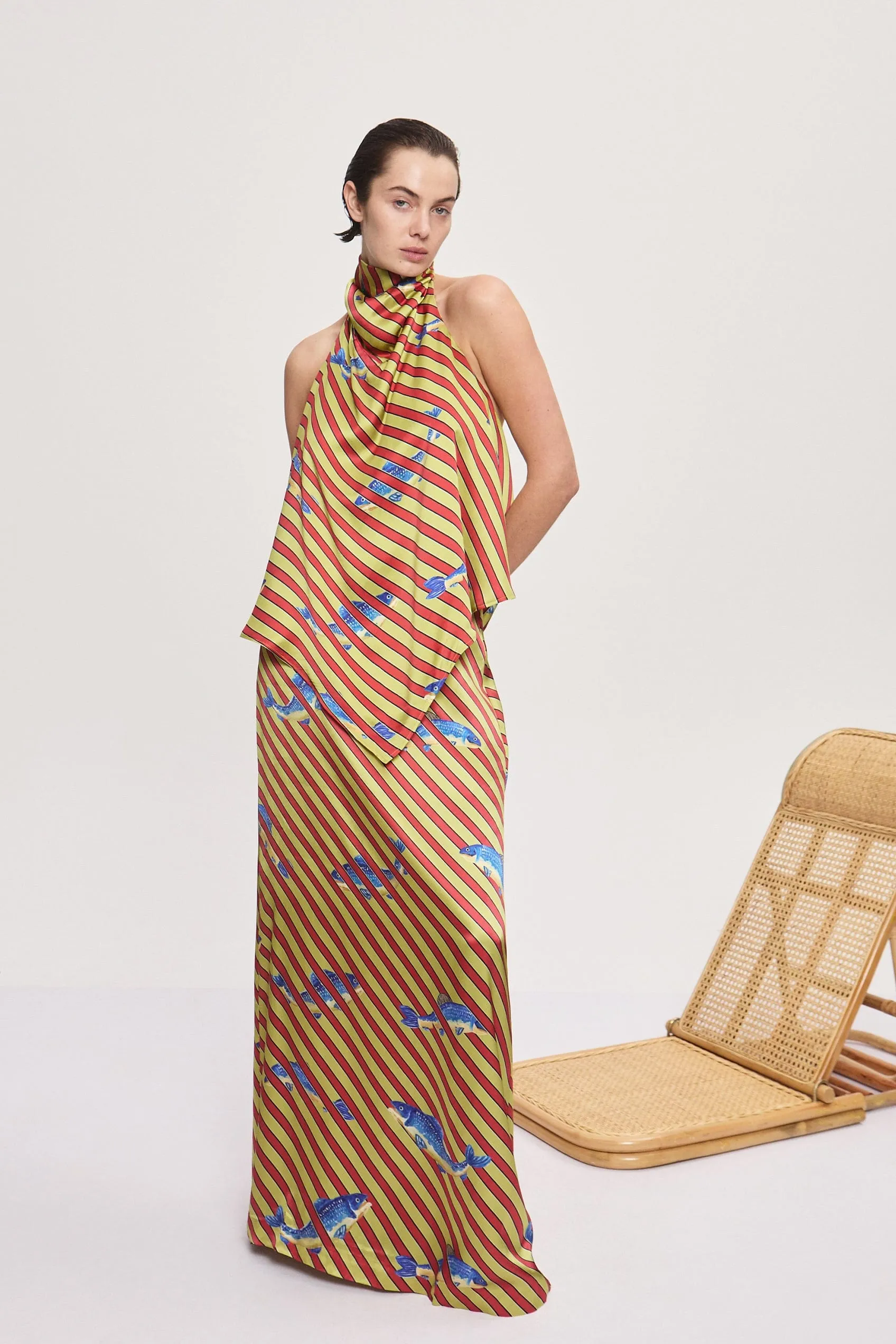 Alemais | Lorenza Silk Skirt sold by Sister & Co product image thumbnail 2