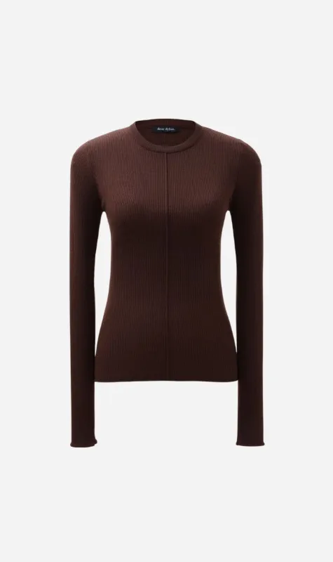 Dear Dylan | Merino Long Sleeve Knit - Tabac sold by Sister & Co