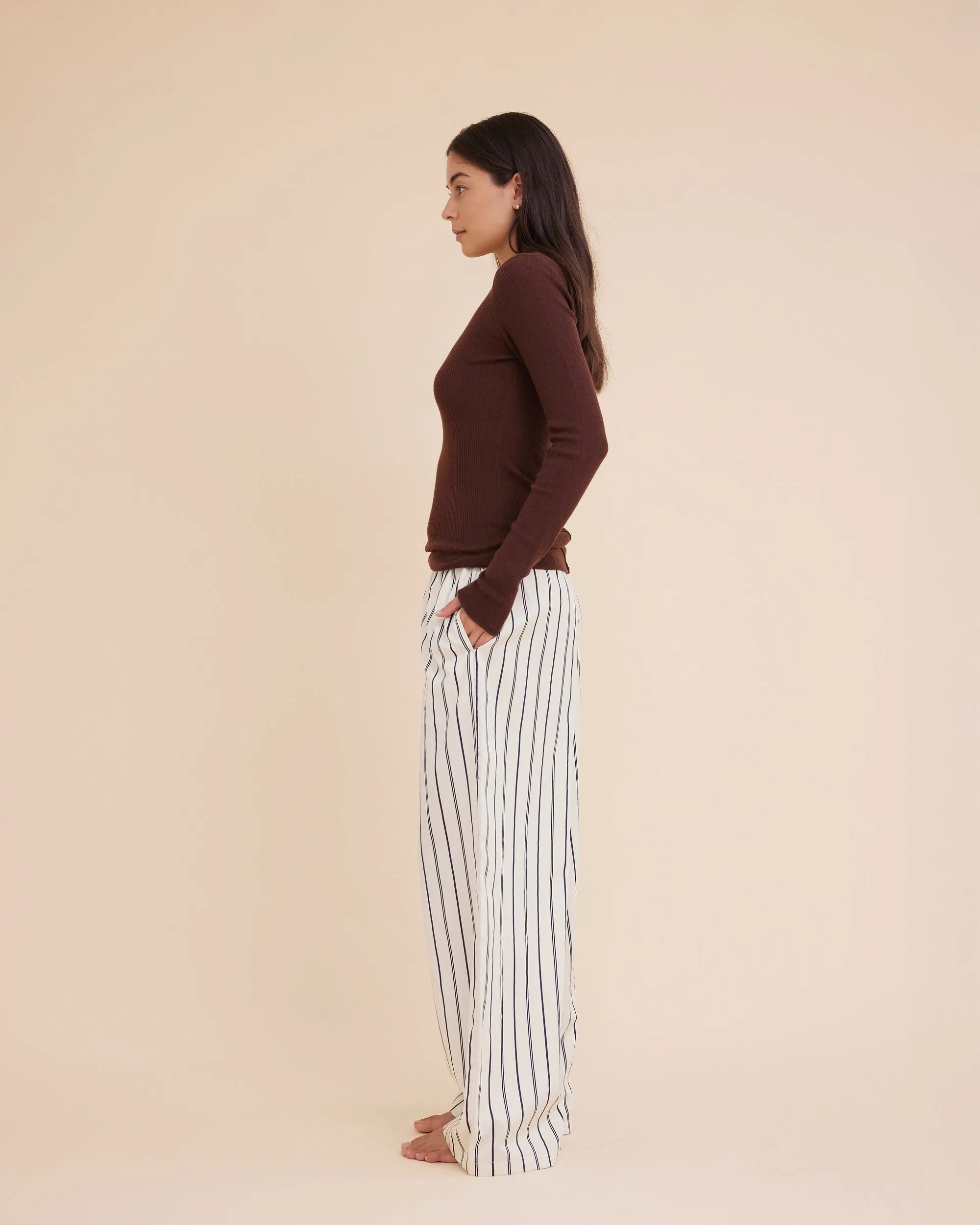 Dear Dylan | Boxer Pant - Ink Stripe sold by Sister & Co product image thumbnail 4