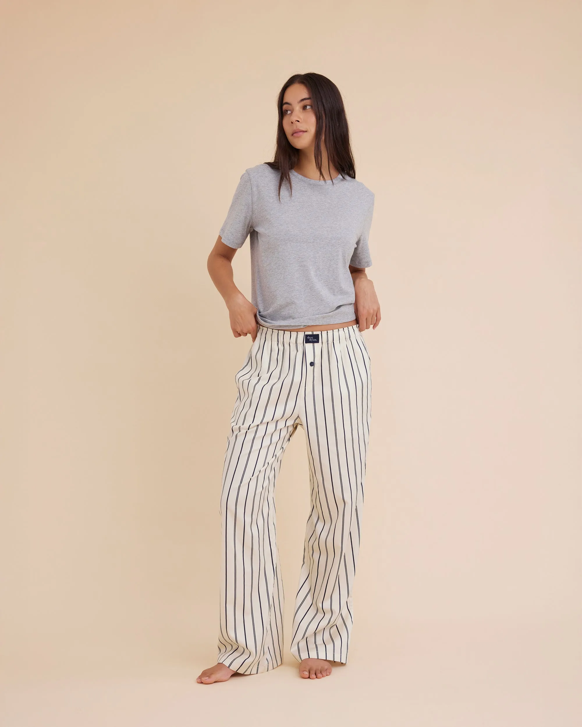 Dear Dylan | Boxer Pant - Ink Stripe sold by Sister & Co product image thumbnail 5