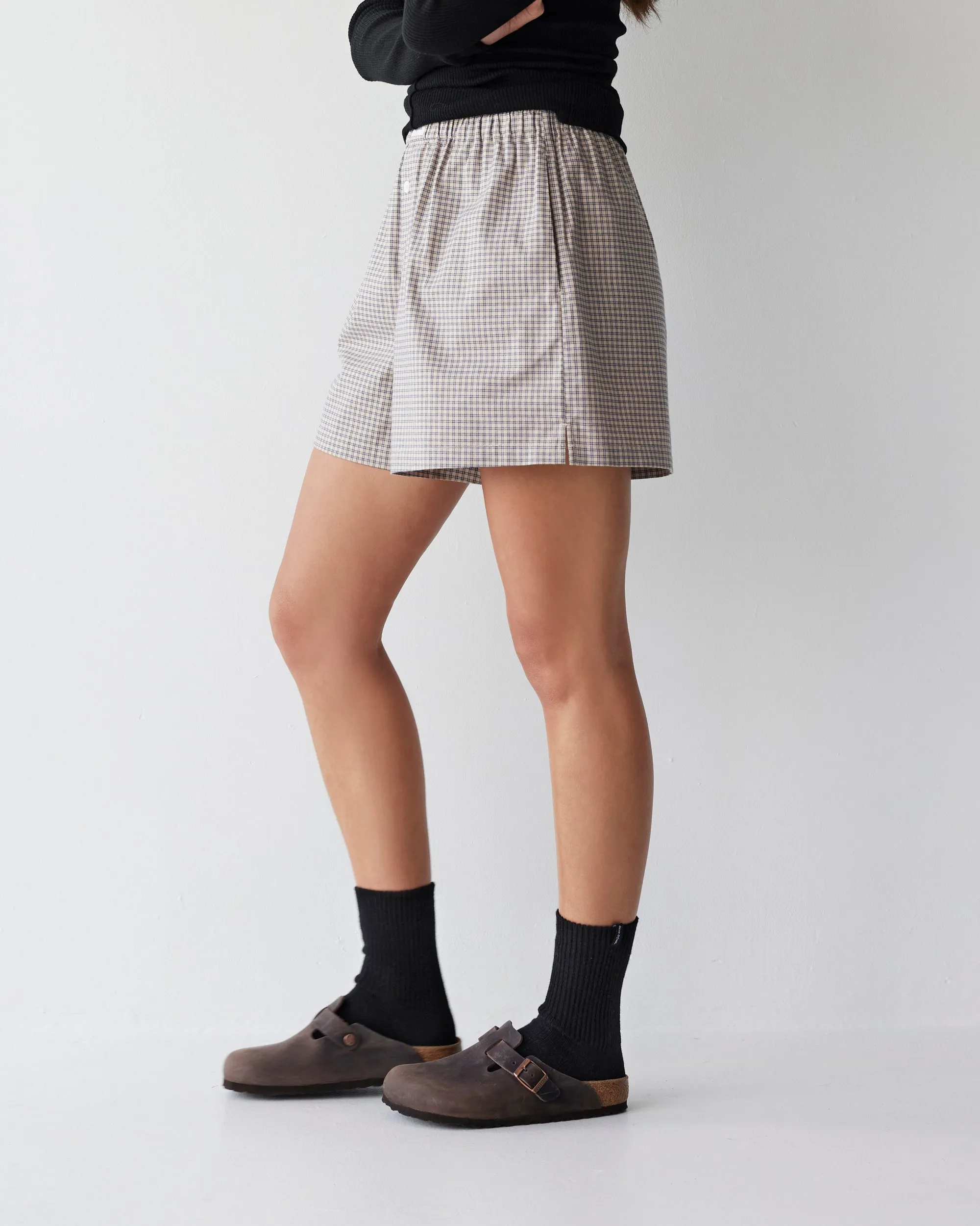 Dear Dylan | Boxer Short - Biscuit Plaid sold by Sisters & Co product image thumbnail 5