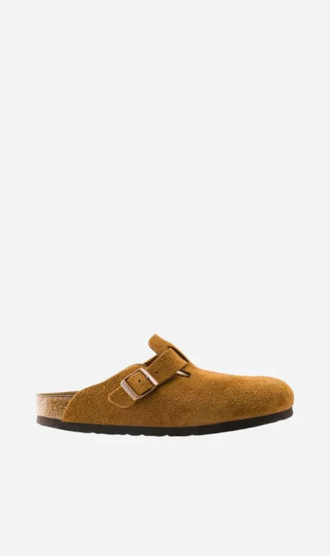 Birkenstock | Boston Soft Foot Bed Suede Reg - Mink sold by Sister & Co