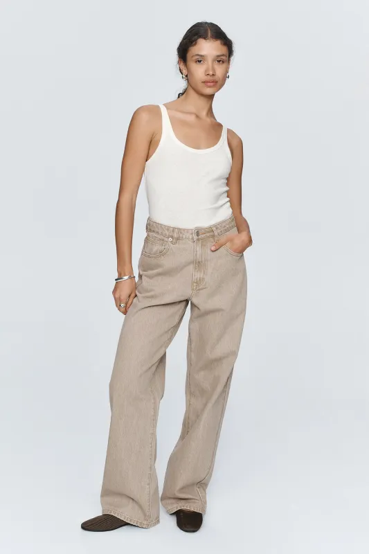 Marle | Wide Leg Jean - Chai sold by Sister & Co