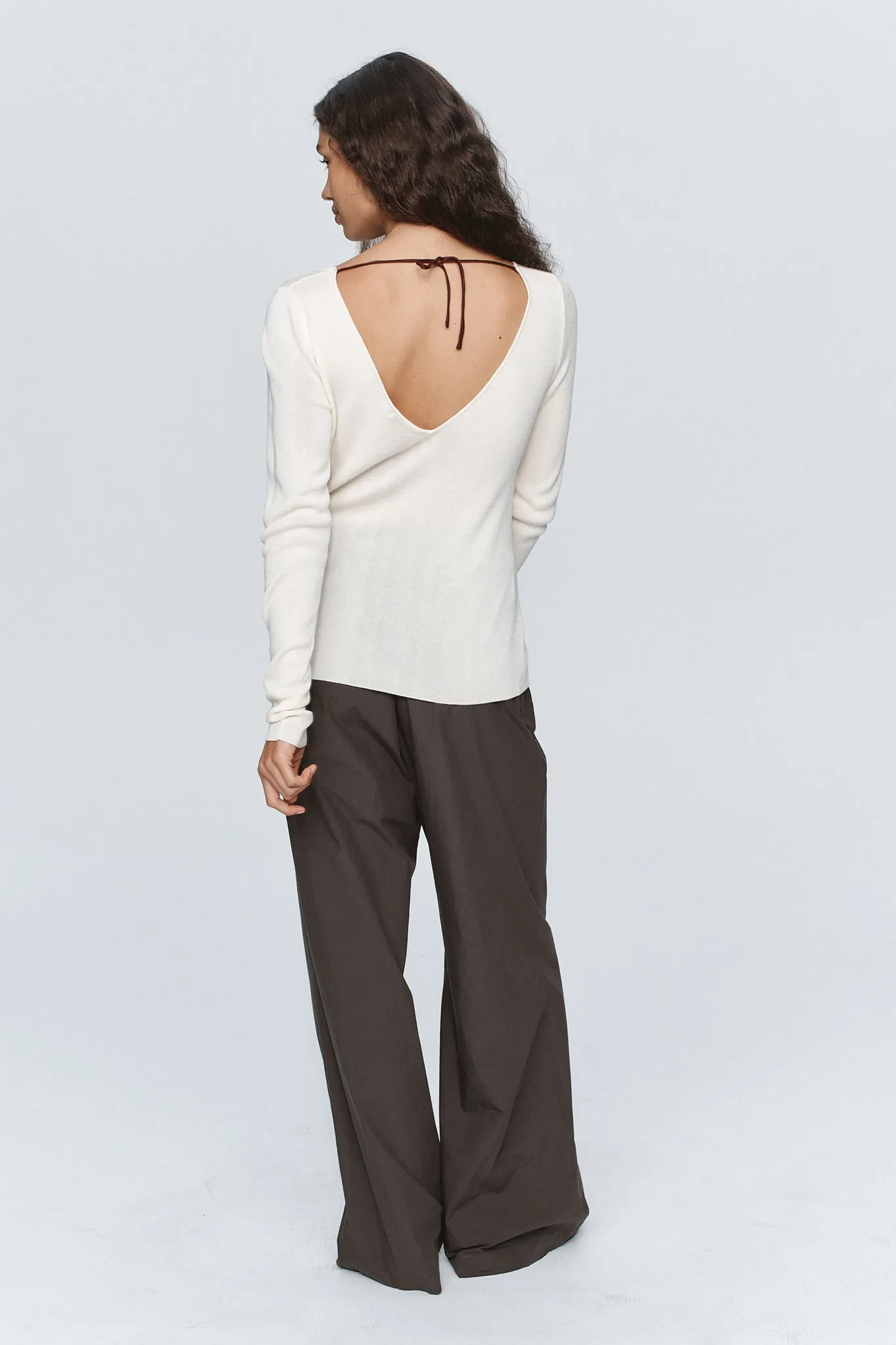 Marle | Reese Top - Ivory/Sangria sold by Sister & Co product image thumbnail 5