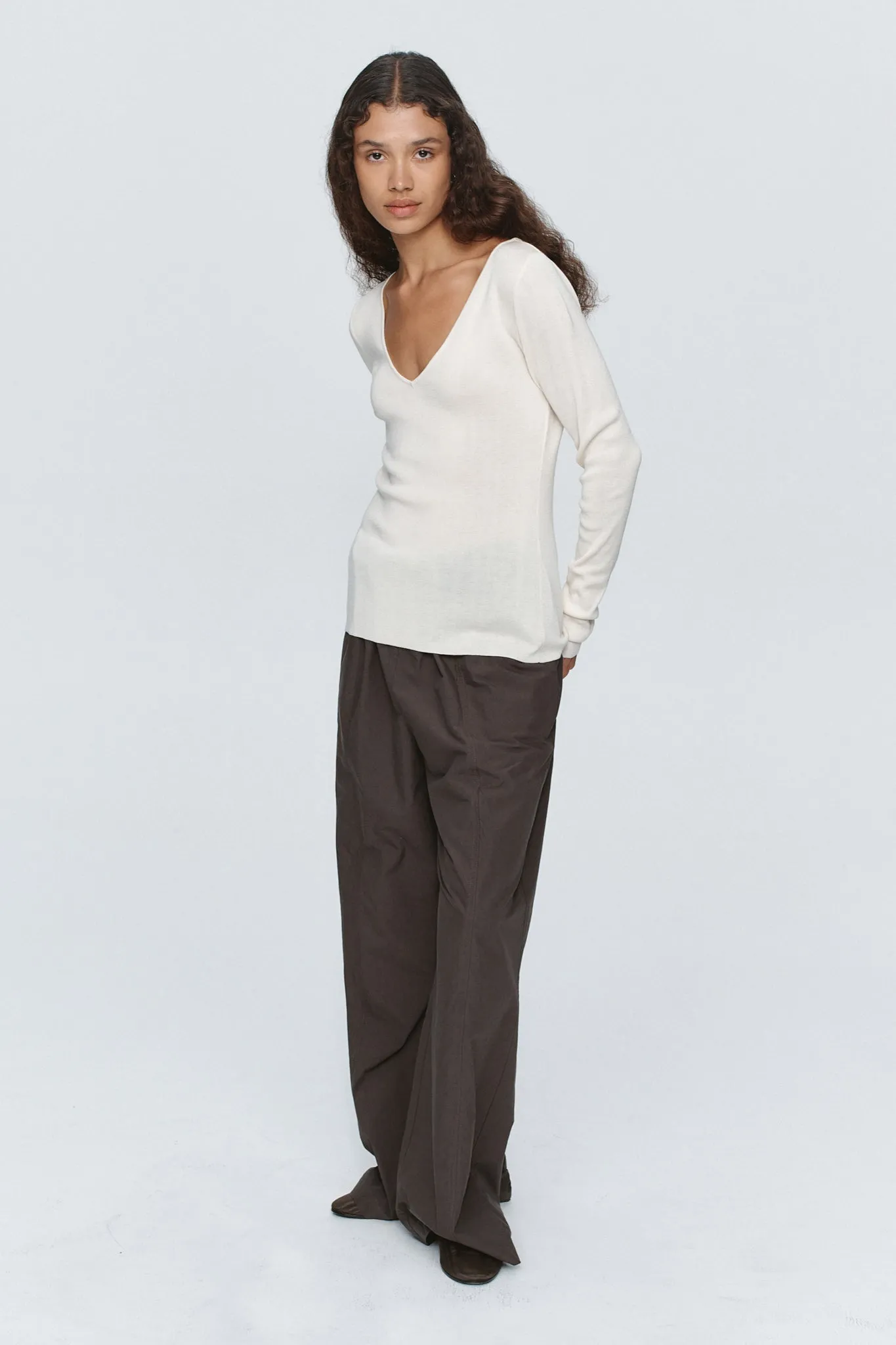 Marle | Reese Top - Ivory/Sangria sold by Sister & Co product image thumbnail 3