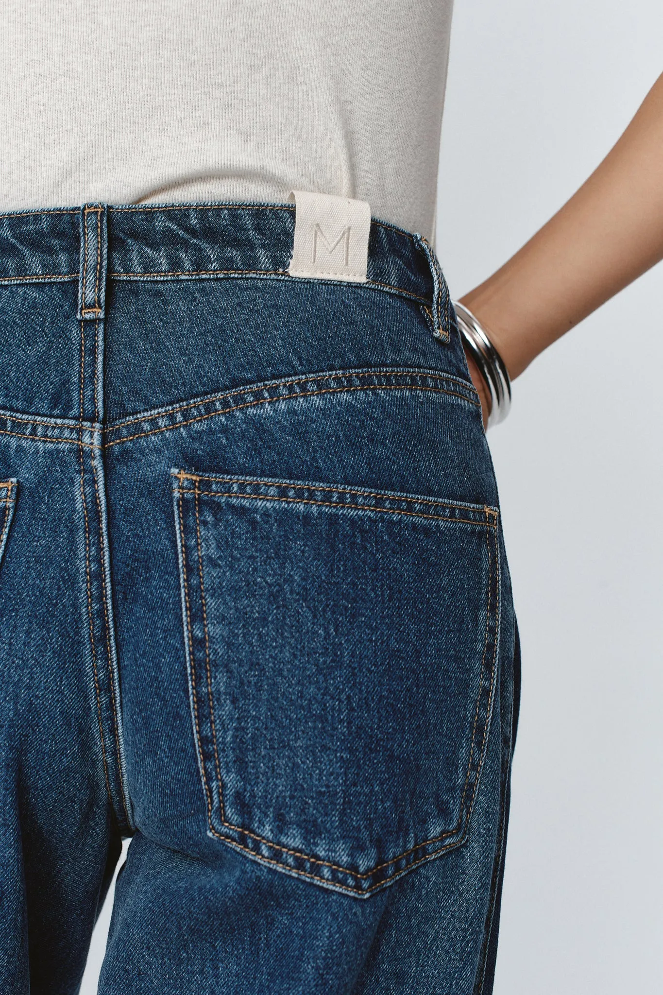 Marle | Border Jean - Indigo/Washed Indigo sold by Sister & Co product image thumbnail 5