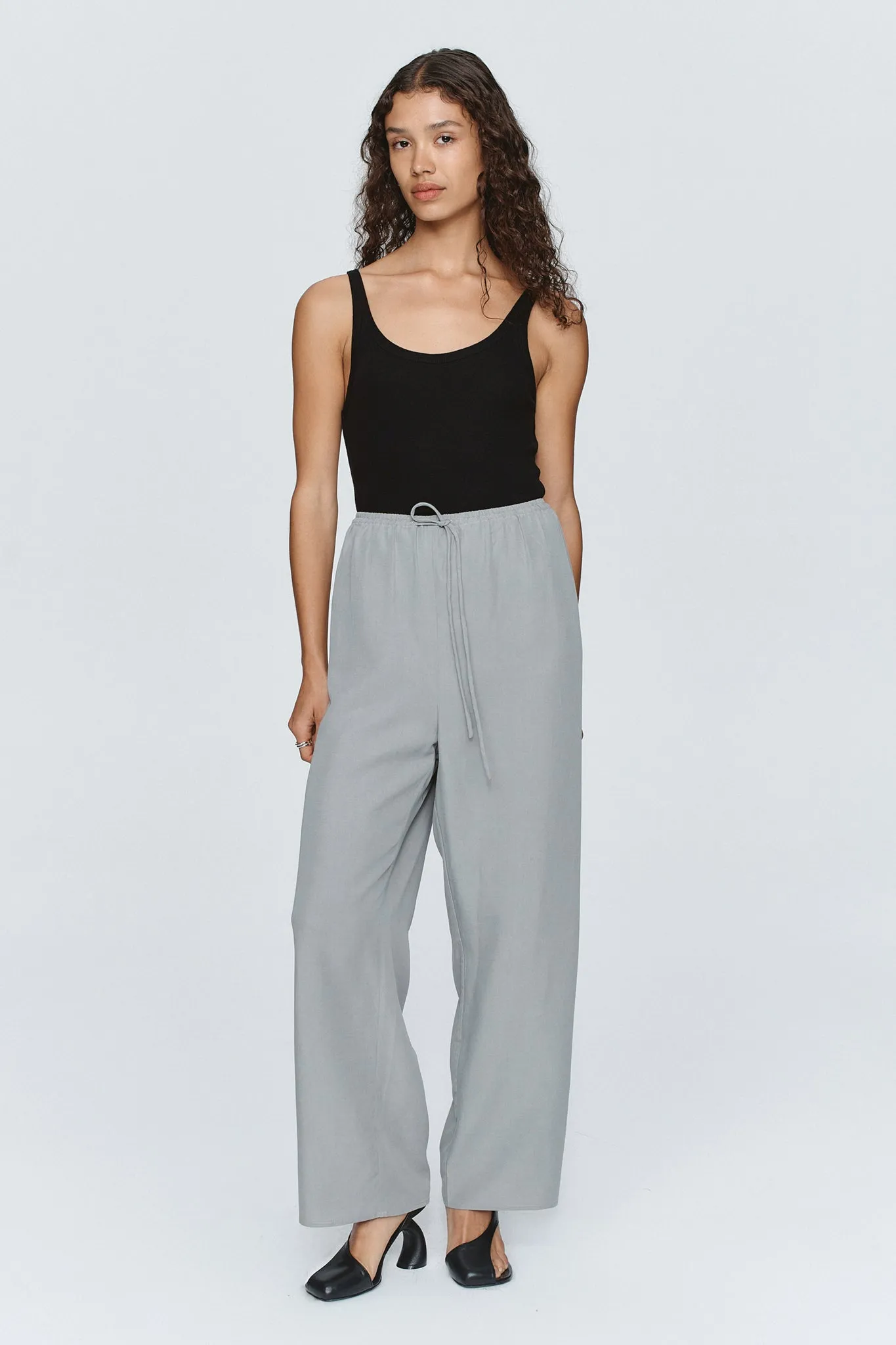 Marle | Renee Pant - Duck Egg sold by Sister & Co