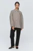 Marle | Edie Shirt - Chocolate Stripe sold by Sister & Co