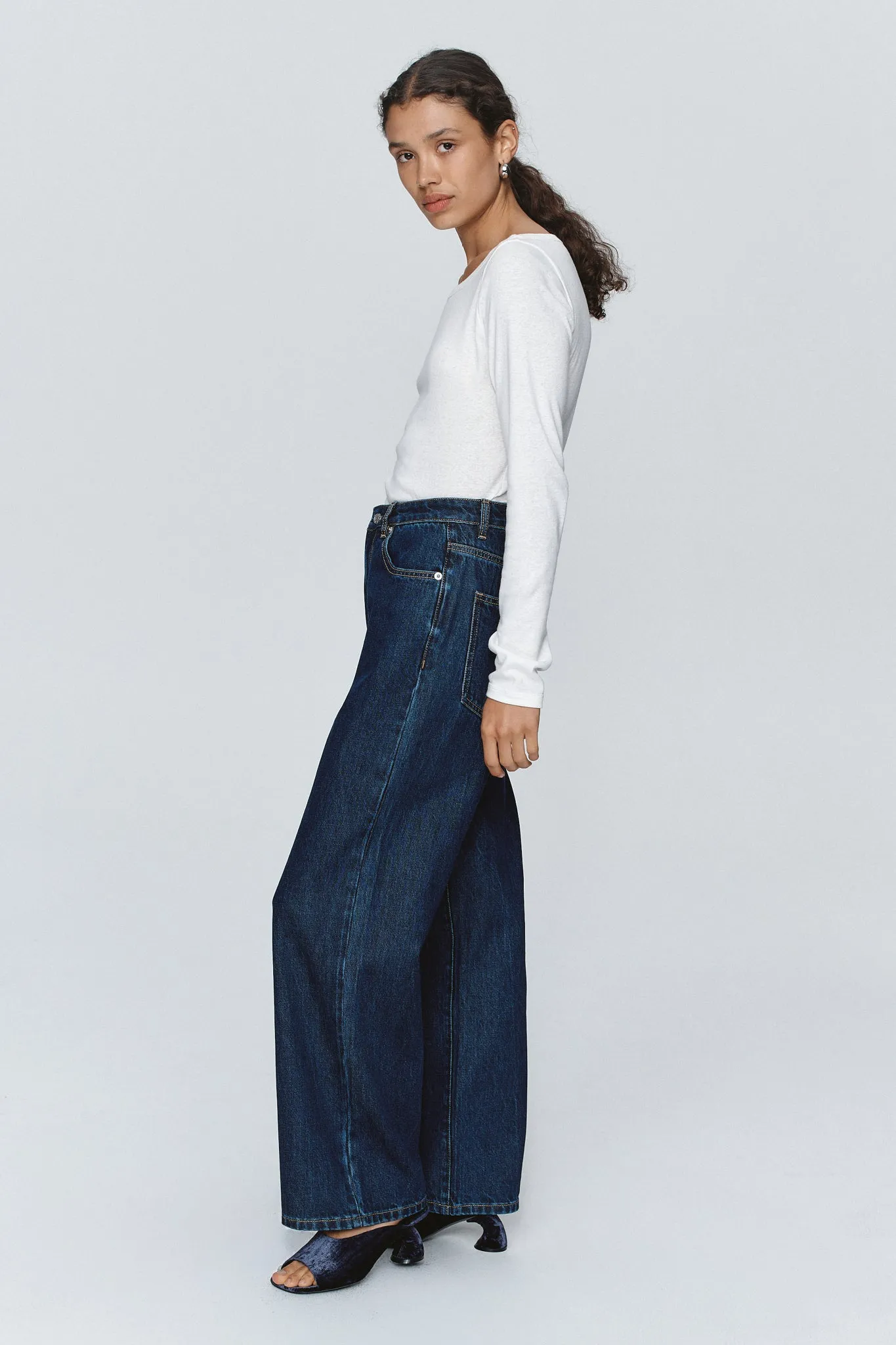 Marle | Wide Leg Jean - Washed Indigo sold by Sister & Co product image thumbnail 2