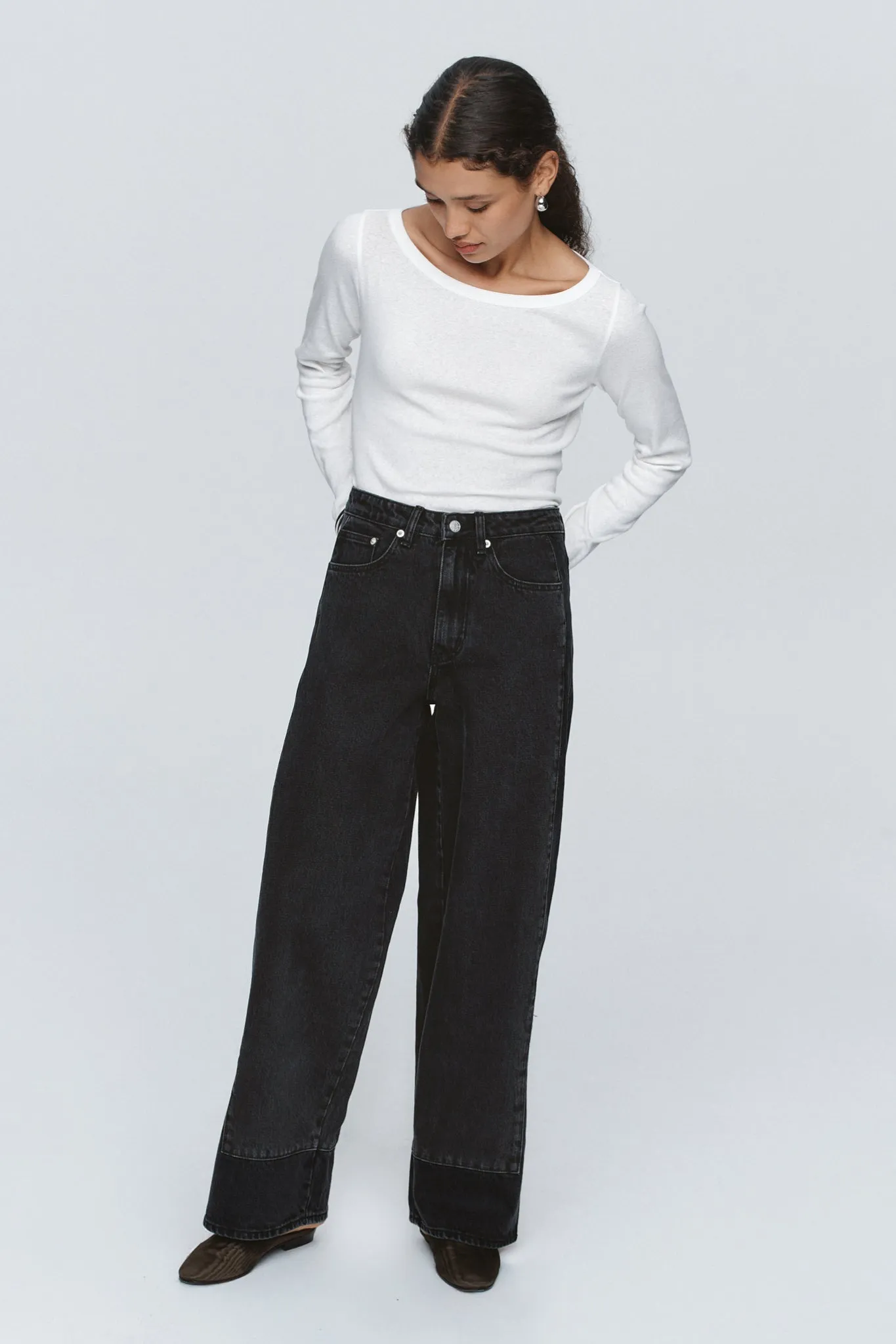 Marle | Border Jean - Black/Washed Black sold by Sister & Co product image thumbnail 2