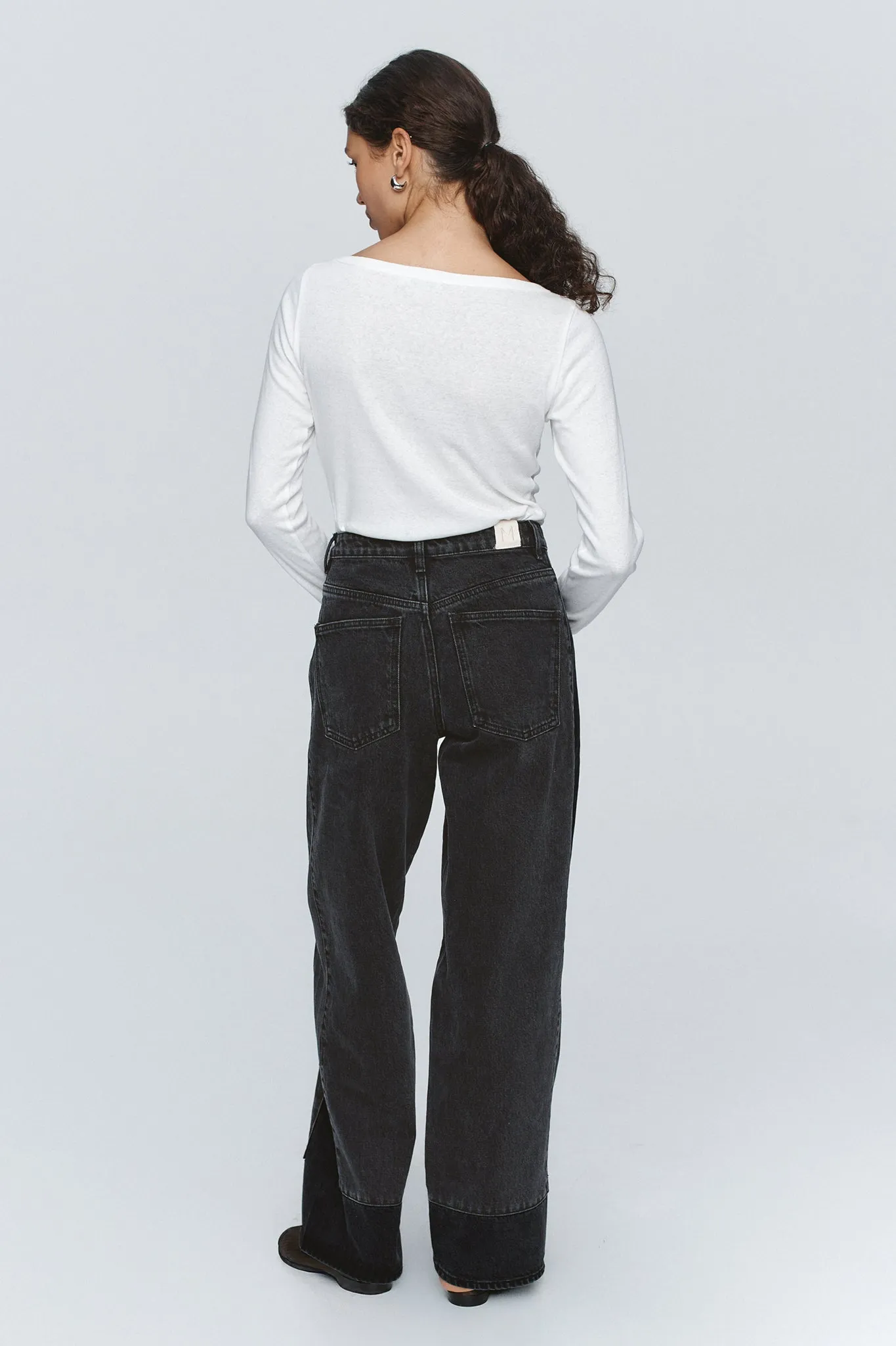 Marle | Border Jean - Black/Washed Black sold by Sister & Co product image thumbnail 4