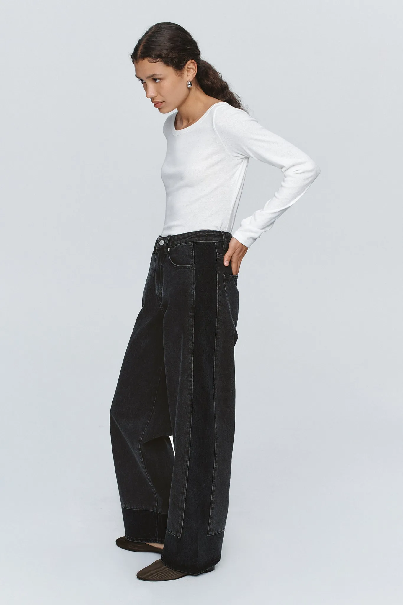 Marle | Border Jean - Black/Washed Black sold by Sister & Co product image thumbnail 3