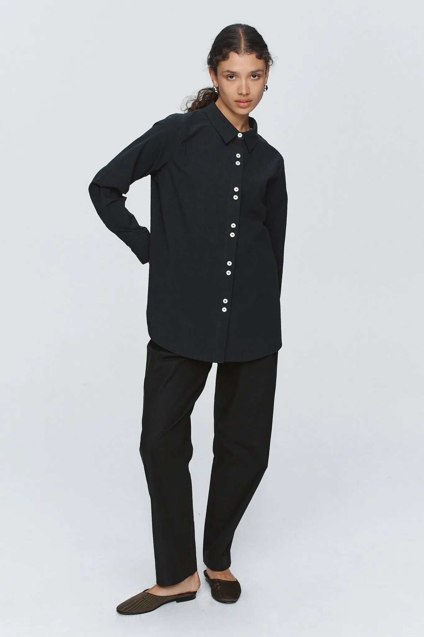Marle | Foundations Shirt - Navy sold by Sister & Co product image thumbnail 2