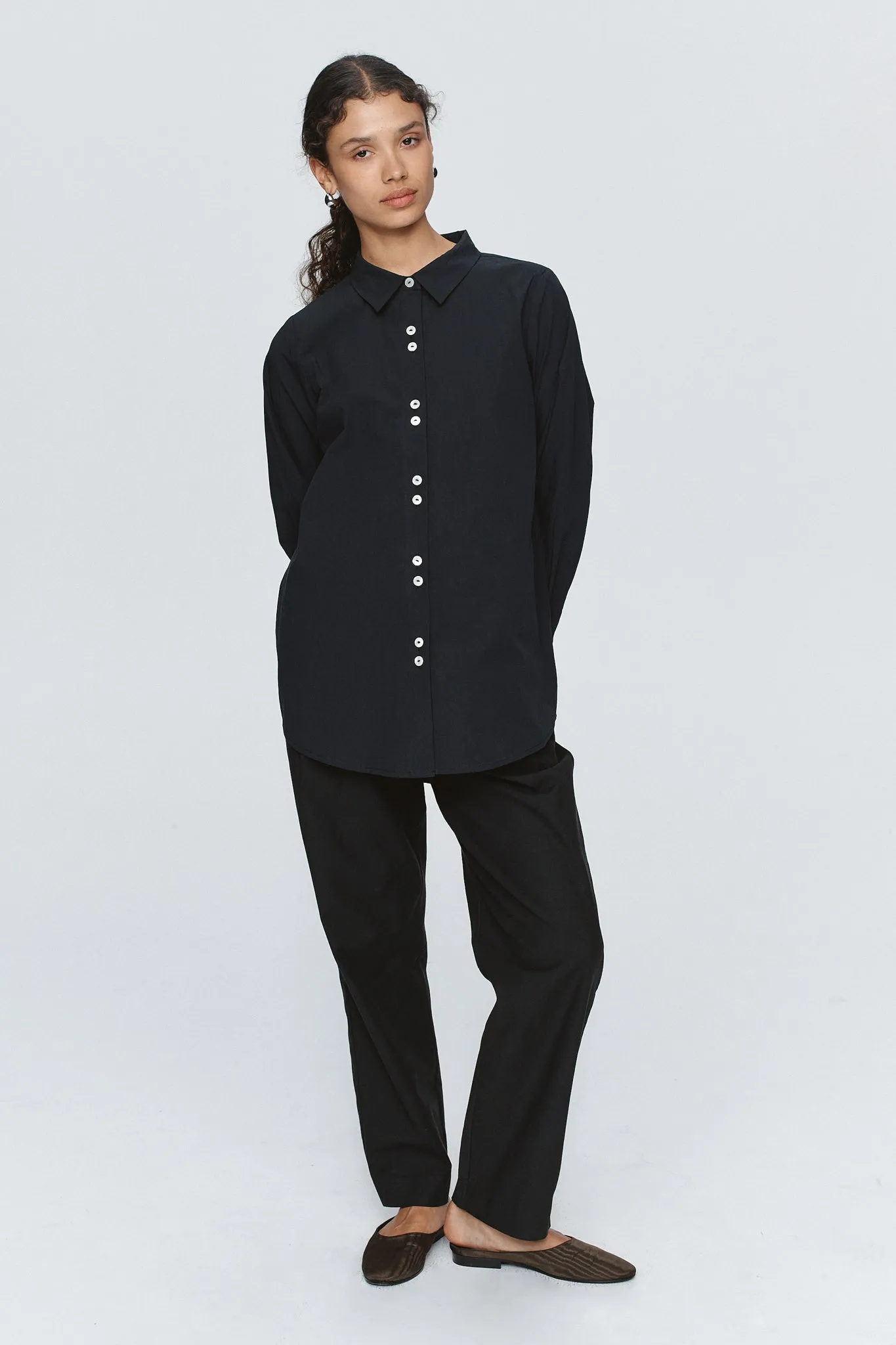 Marle | Foundations Shirt - Navy sold by Sister & Co