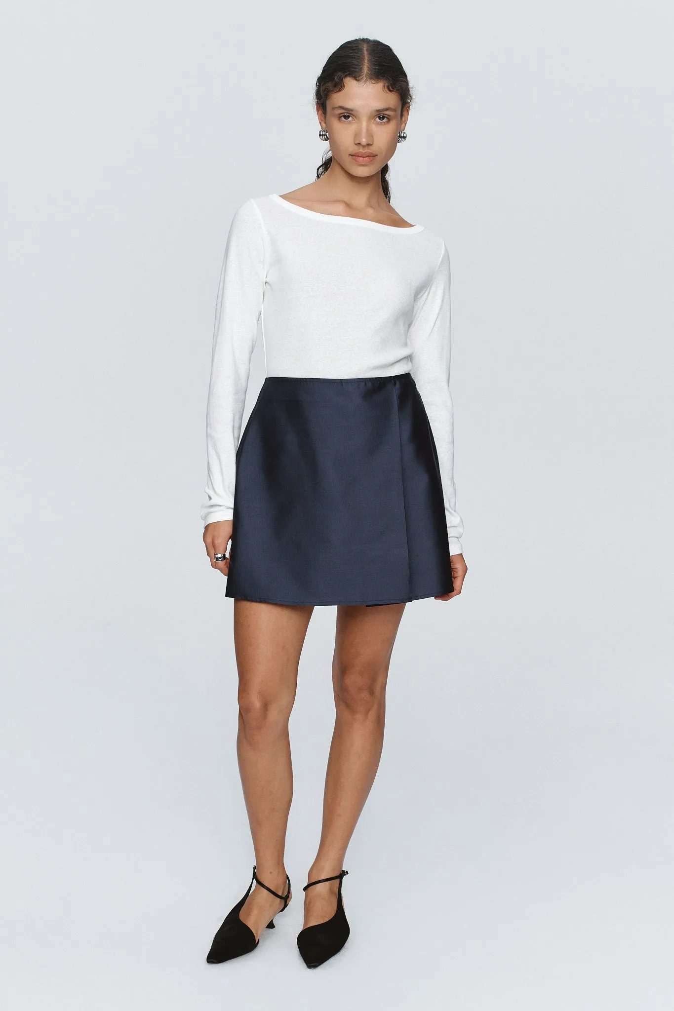Marle | Piper Skirt - Navy sold by Sister & Co