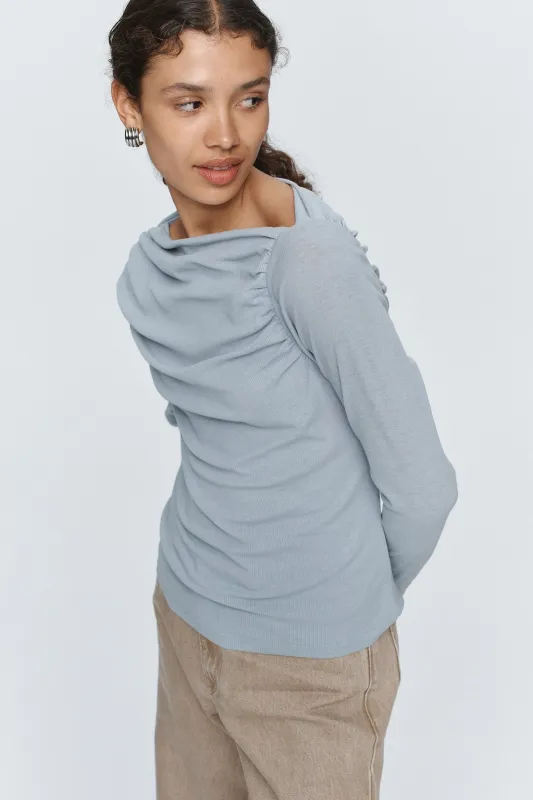 Marle | Bryn Top - Duck Egg sold by Sister & Co