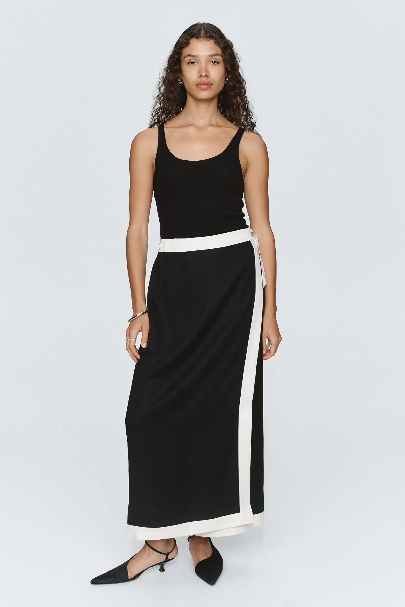 Marle | Luisa Skirt - Black/Ivory sold by Sister & Co