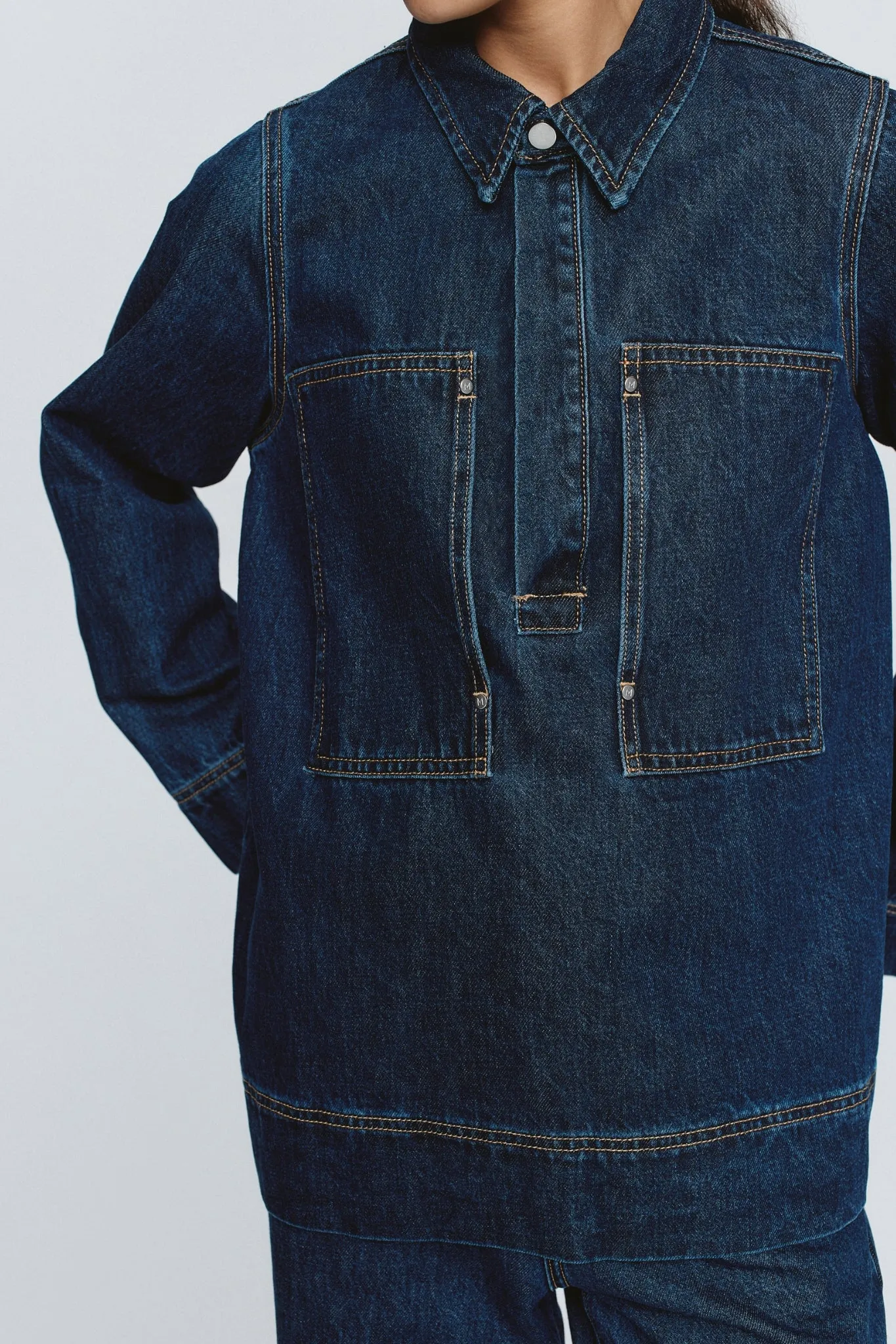 Marle | Elka Shirt - Washed Indigo sold by Sister & Co product image thumbnail 2