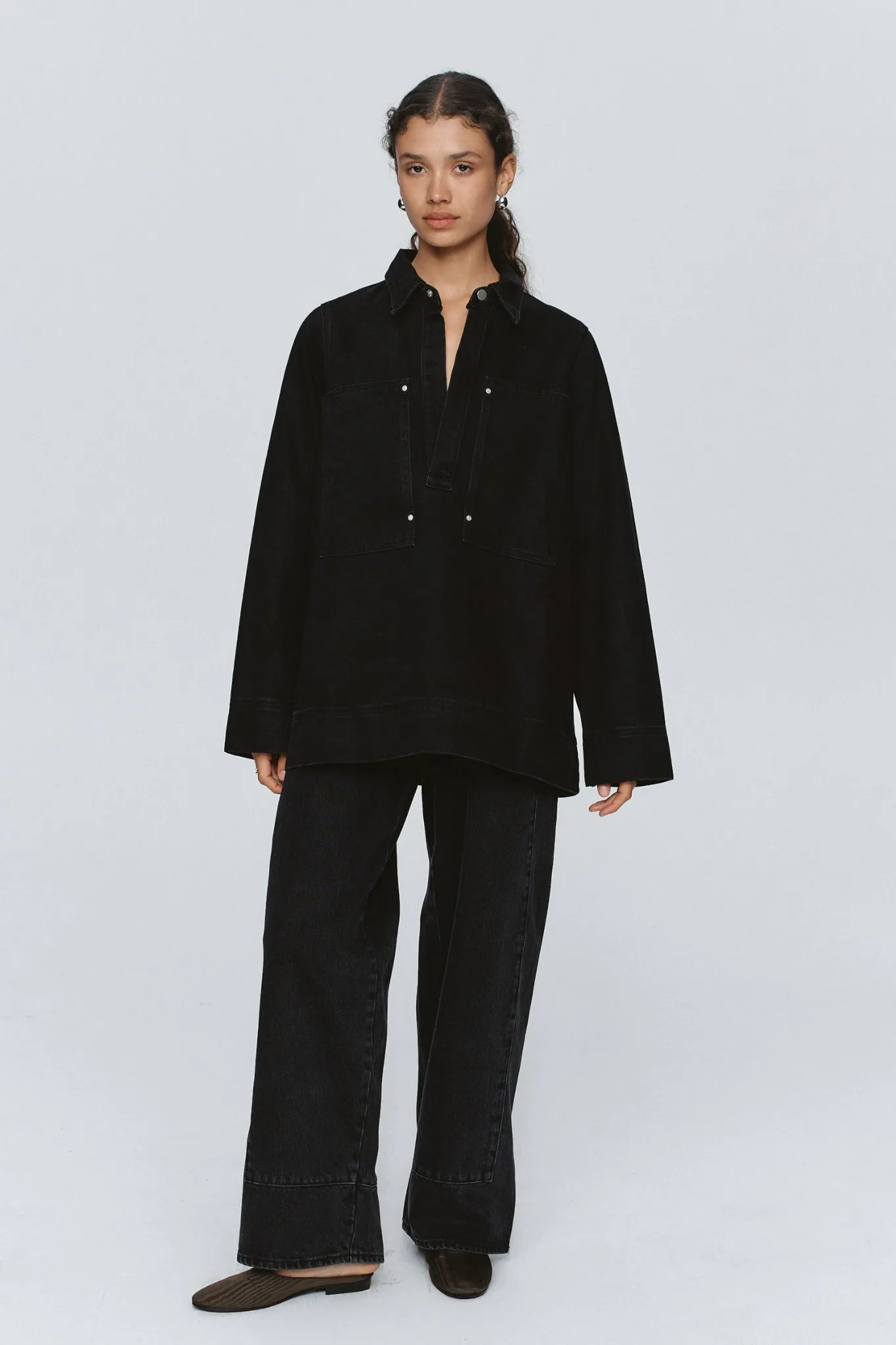 Marle | Elka Shirt - Black sold by Sister & Co