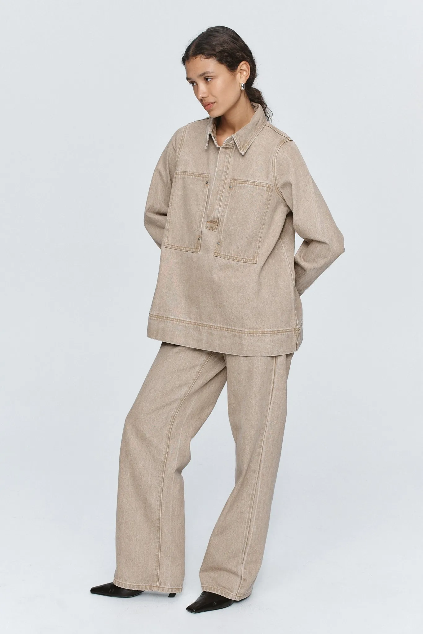 Marle | Elka Shirt - Chai sold by Sister & Co product image thumbnail 3
