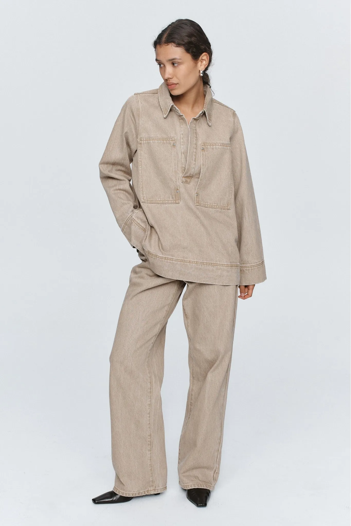 Marle | Elka Shirt - Chai sold by Sister & Co product image thumbnail 5