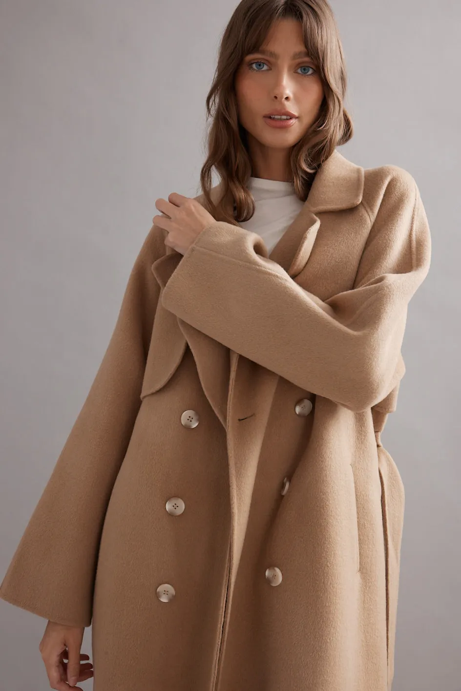 Caitlin Crisp | Paddington Coat - Camel sold by Sister & Co product image thumbnail 2