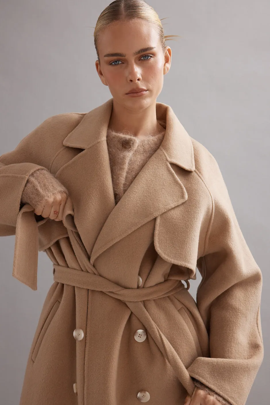 Caitlin Crisp | Paddington Coat - Camel sold by Sister & Co product image thumbnail 5