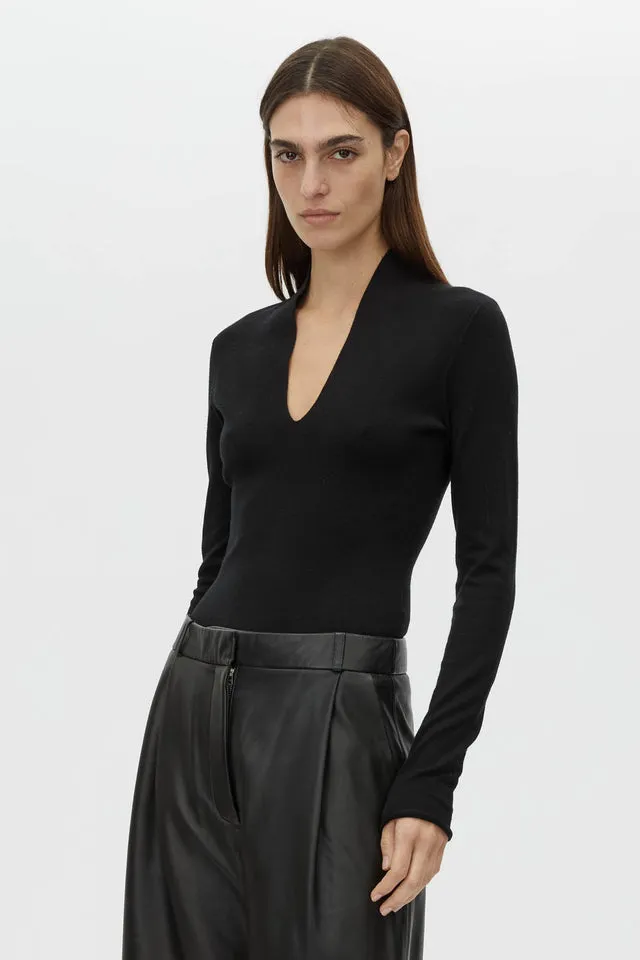 Camilla and Marc | Ashlar Knit Bodysuit - Black sold by Sisters & Co product image thumbnail 2