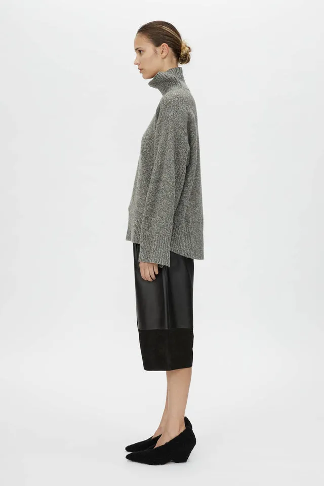 Camilla and Marc | Breccia Knit Sweater - Khaki Twill sold by Sister & Co product image thumbnail 4
