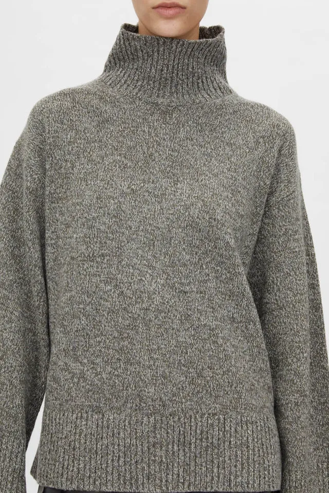 Camilla and Marc | Breccia Knit Sweater - Khaki Twill sold by Sister & Co product image thumbnail 3
