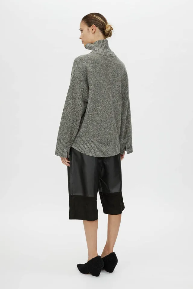 Camilla and Marc | Breccia Knit Sweater - Khaki Twill sold by Sister & Co product image thumbnail 5