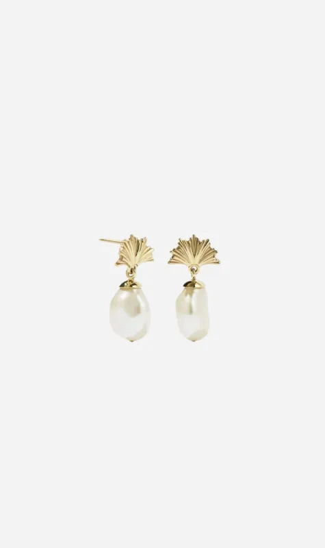 Meadowlark | Vita Drop Earrings Small - Gold sold by Sister & Co