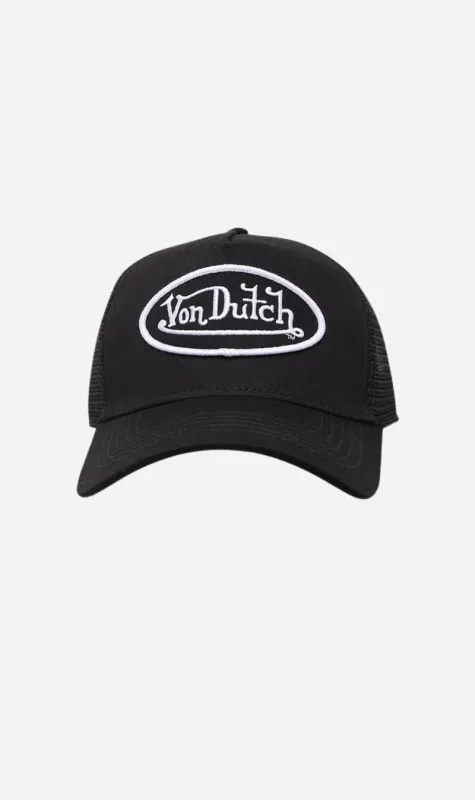 Von Dutch | Classic Trucker - Black/White sold by Sister & Co