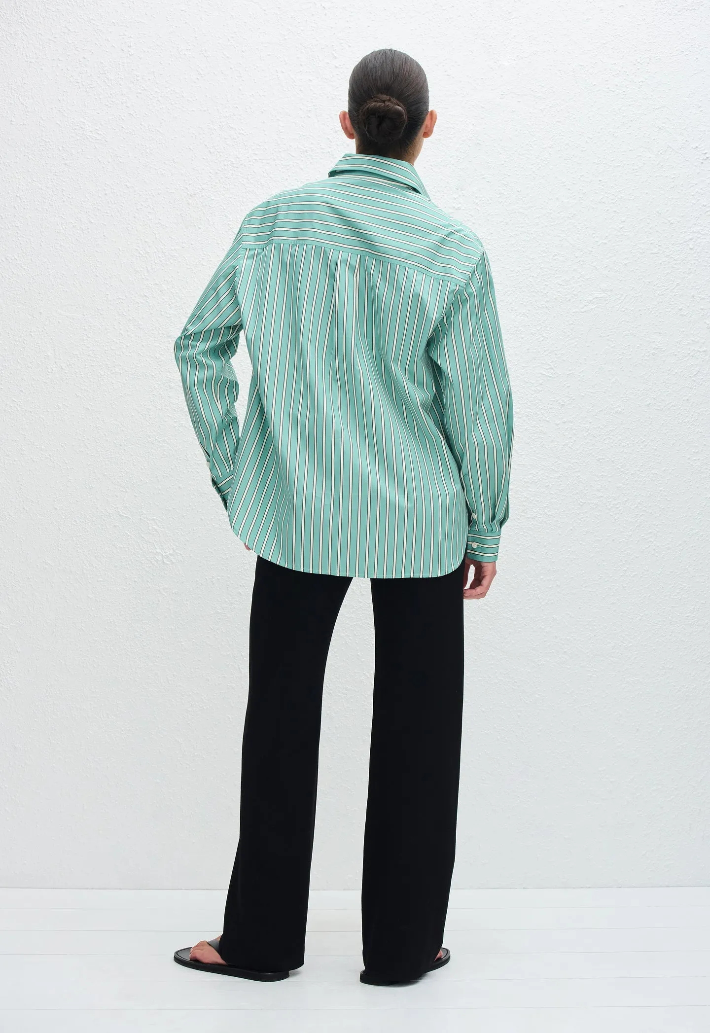 Matteau | Classic Stripe Shirt - Aegean sold by Sisters & Co product image thumbnail 4