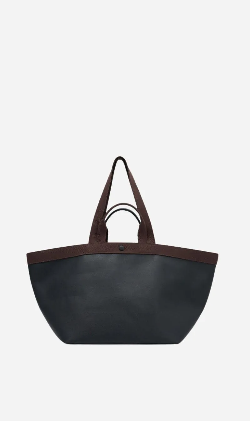 Camilla and Marc | Soki Tote - Black/Chocolate sold by Sisters & Co