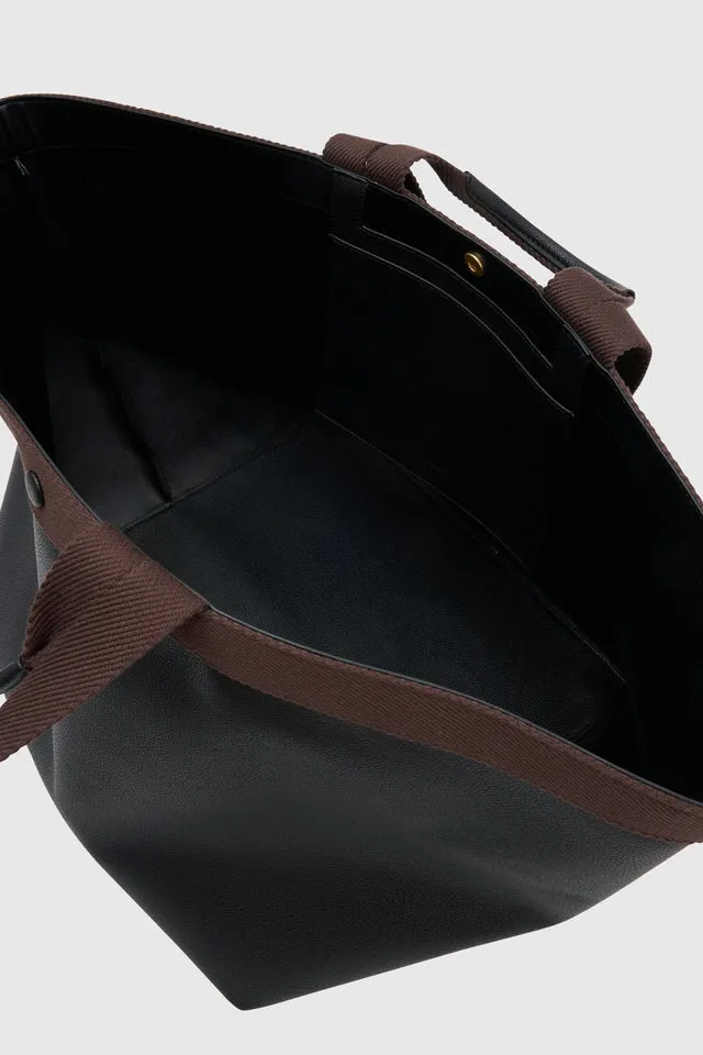 Camilla and Marc | Soki Tote - Black/Chocolate sold by Sisters & Co product image thumbnail 5