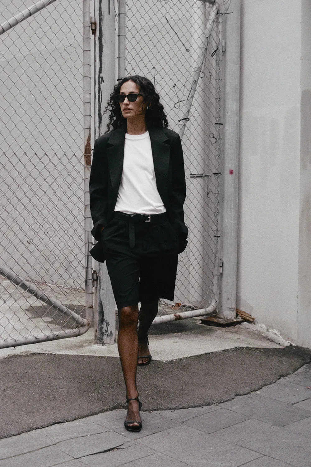 Rebe | Double Pleated Shorts - Black sold by Sister & Co product image thumbnail 2