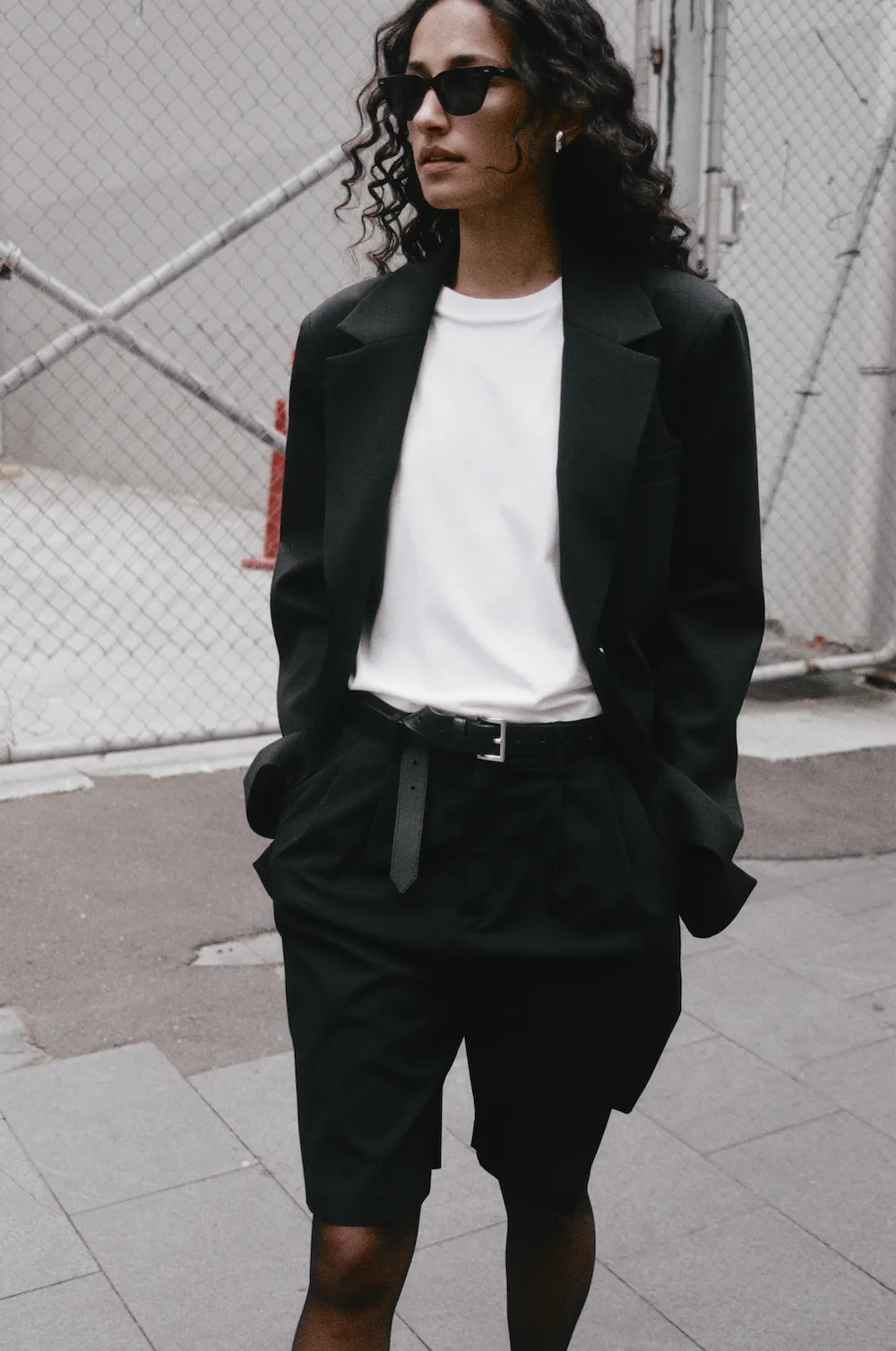 Rebe | Double Pleated Shorts - Black sold by Sister & Co product image thumbnail 3