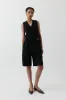 Rebe | Double Pleated Shorts - Black sold by Sister & Co