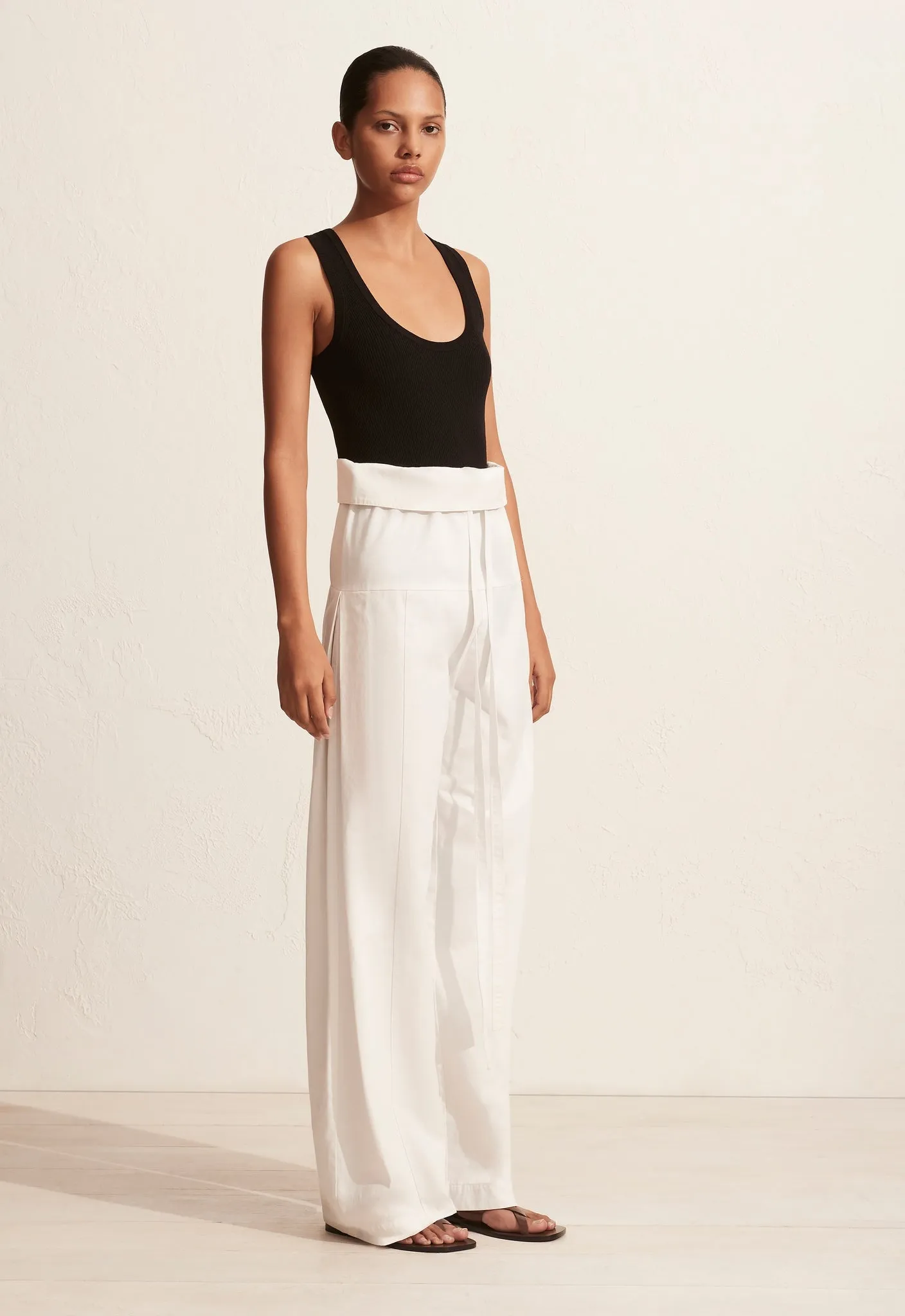Matteau | Fisherman Drawcord Pant - White sold by Sisters & Co product image thumbnail 5