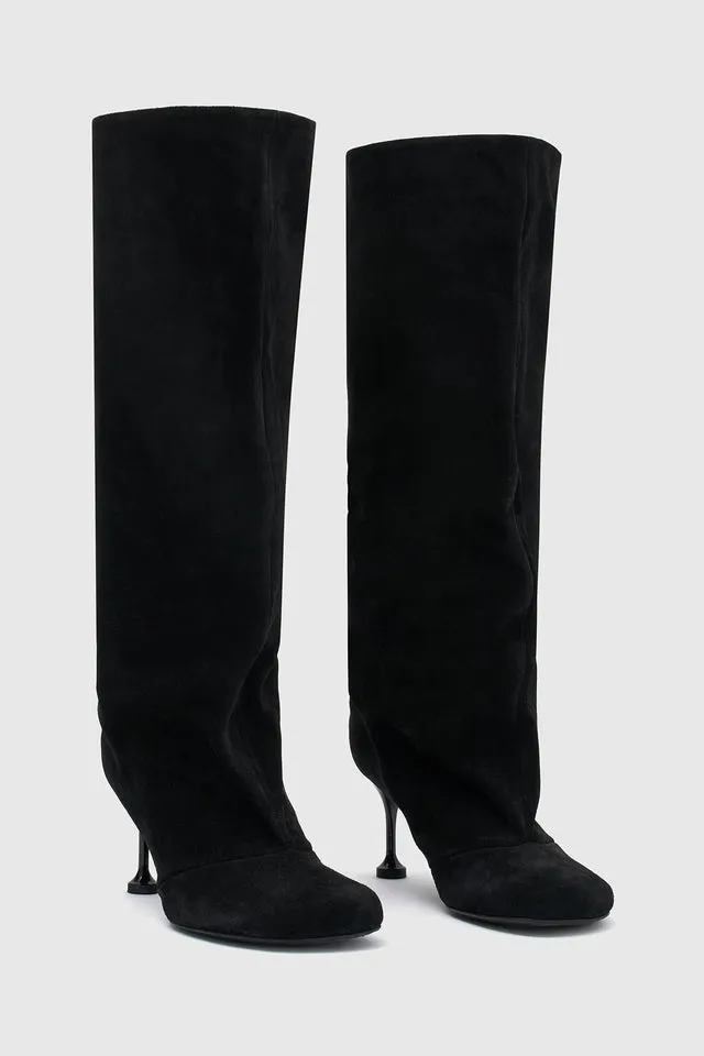 Camilla and Marc | Amber Knee High Boot - Suede Black sold by Sister & Co product image thumbnail 4