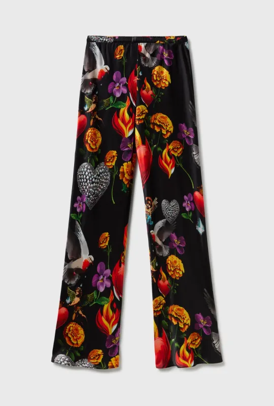 Silk Laundry | Bias Cut Pants - Dearly Beloved Black sold by Sister & Co